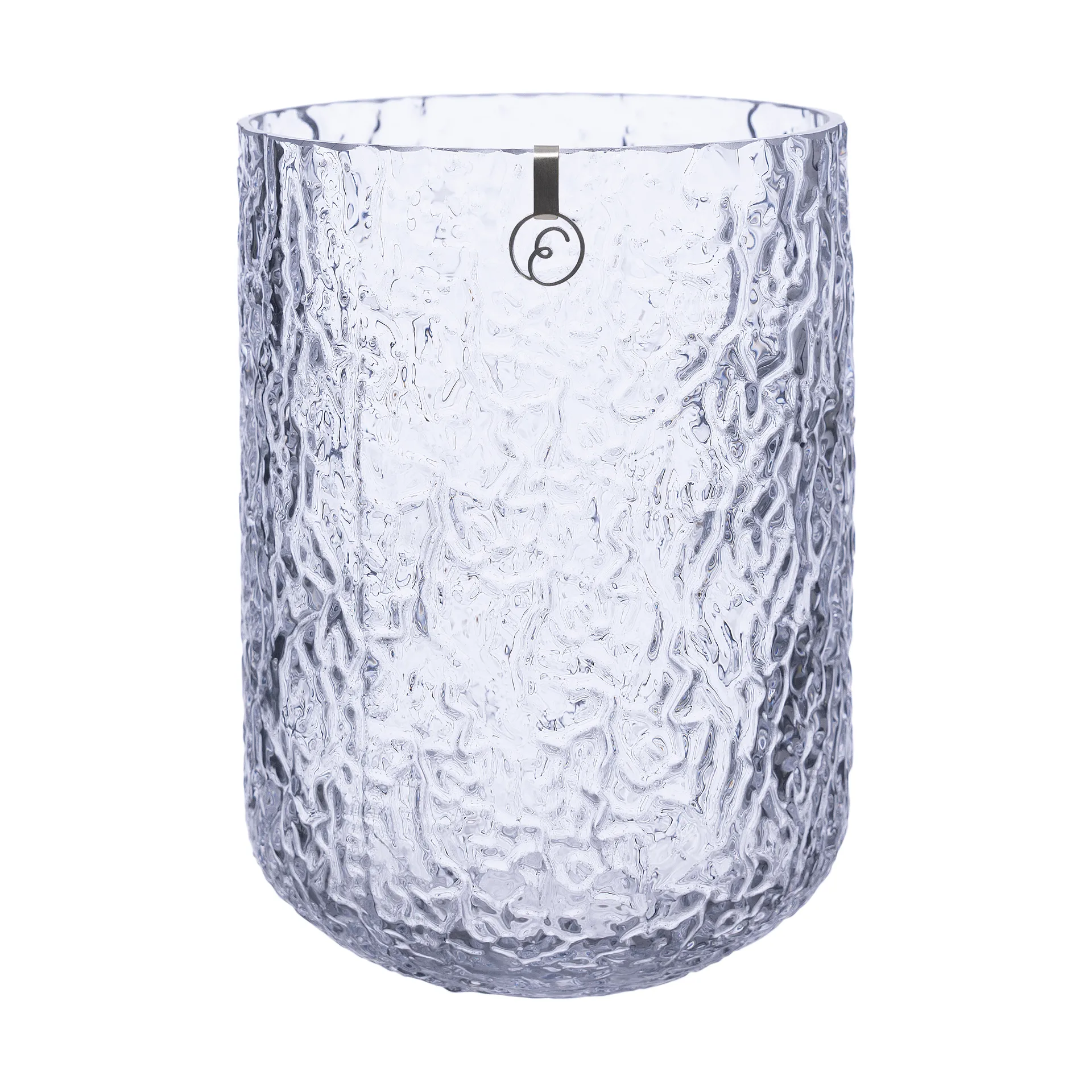 Ernst vase mønstret 18 cm, Klar ERNST