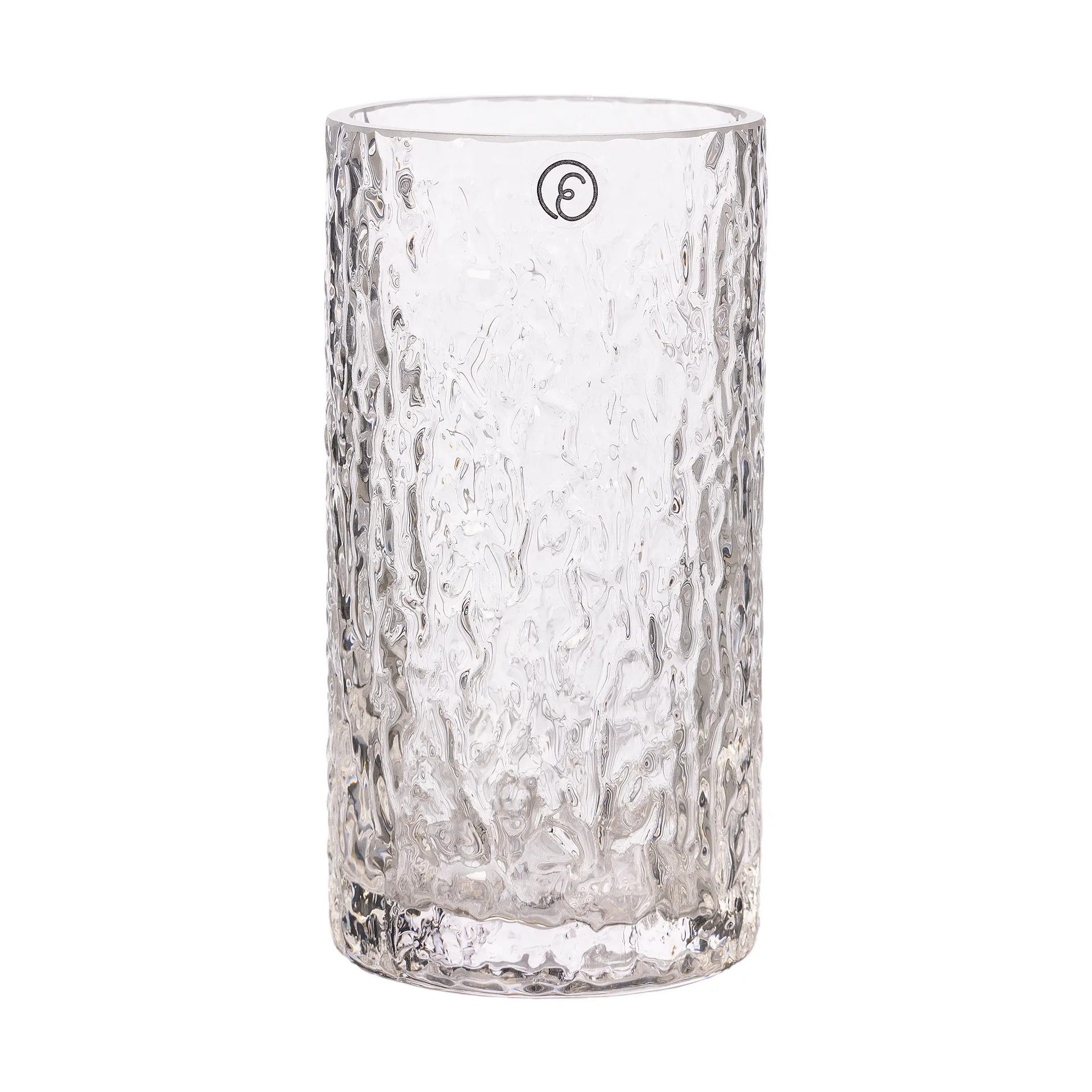 Ernst vase/fyrfadsstage mønstret, Ø5,3x11,3 cm ERNST