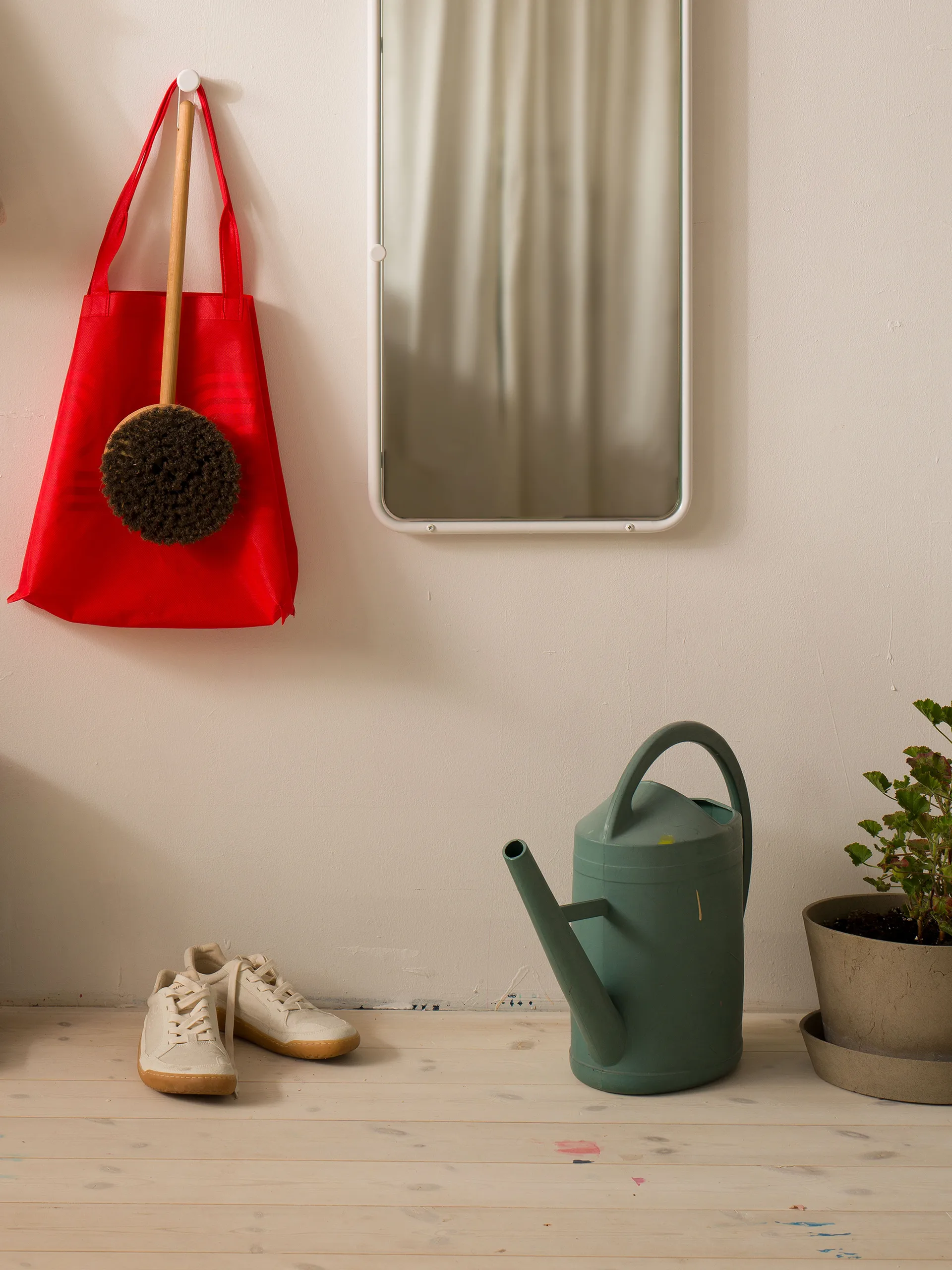 Classic vægspejl 120x40 cm, Hvid Essem Design