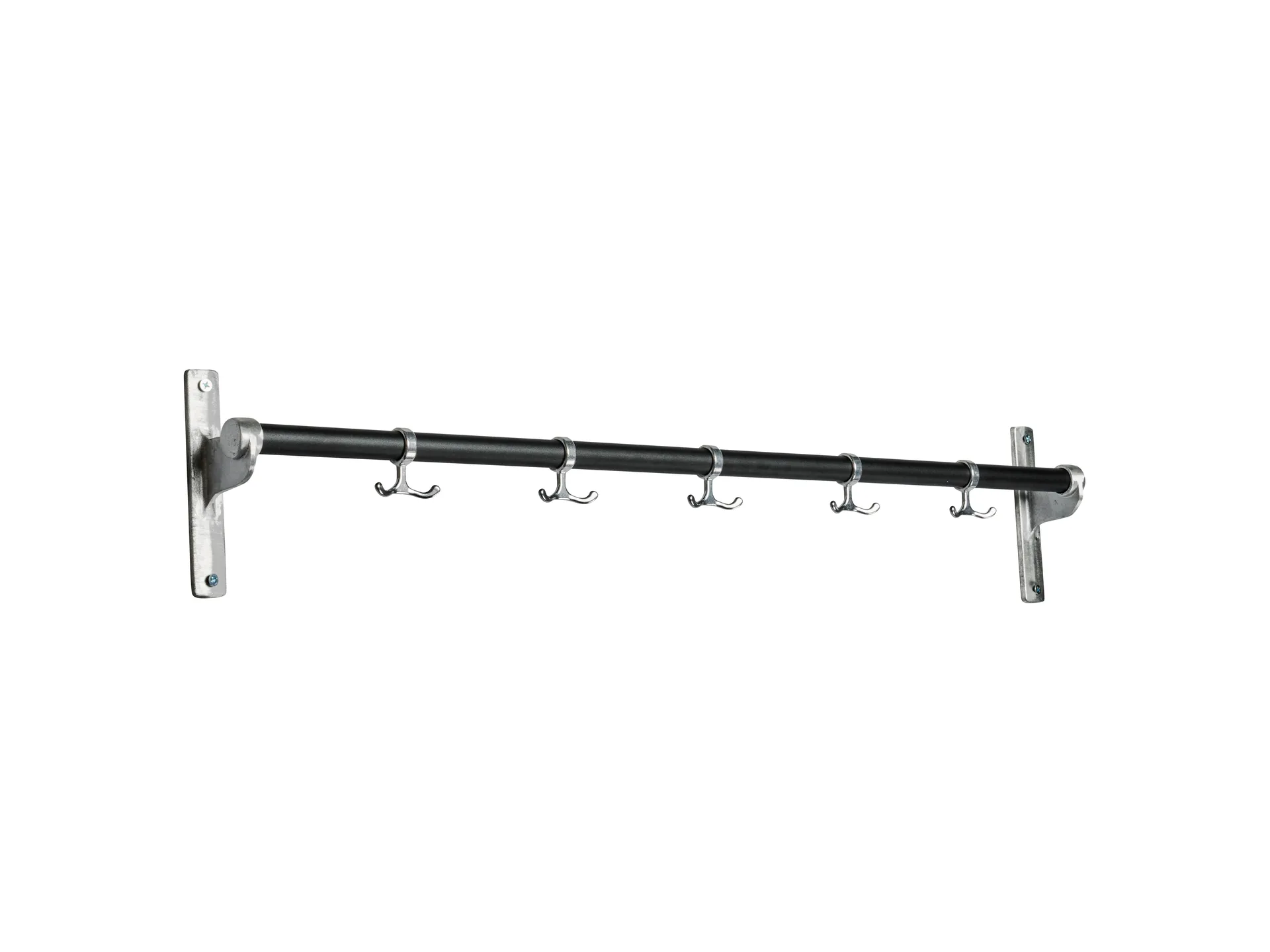 Nostalgi knagerække 100 cm, Sort-Aluminium Essem Design