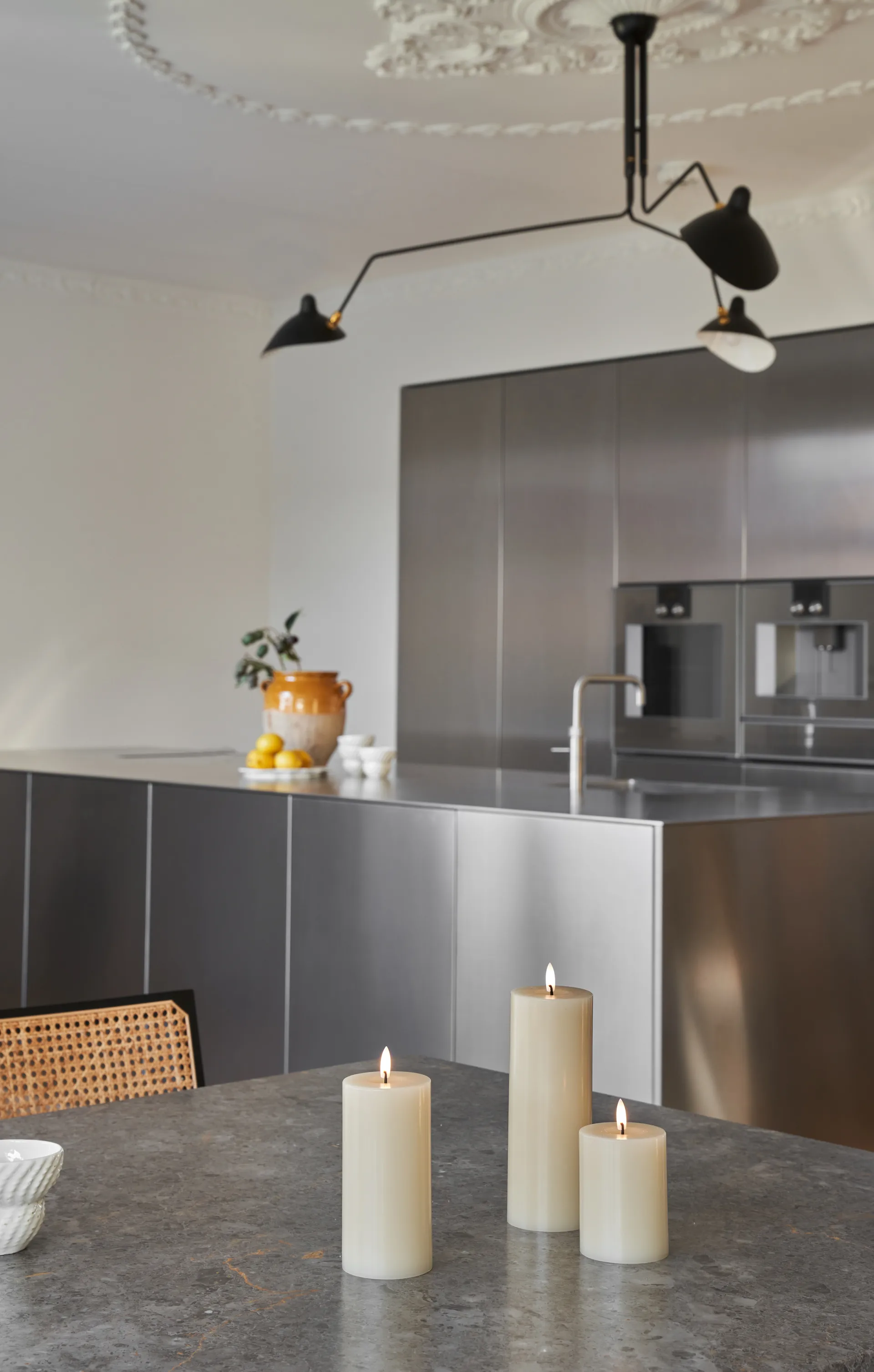 ester & erik bloklys LED, 14 Pale ginger, 10 cm ester & erik