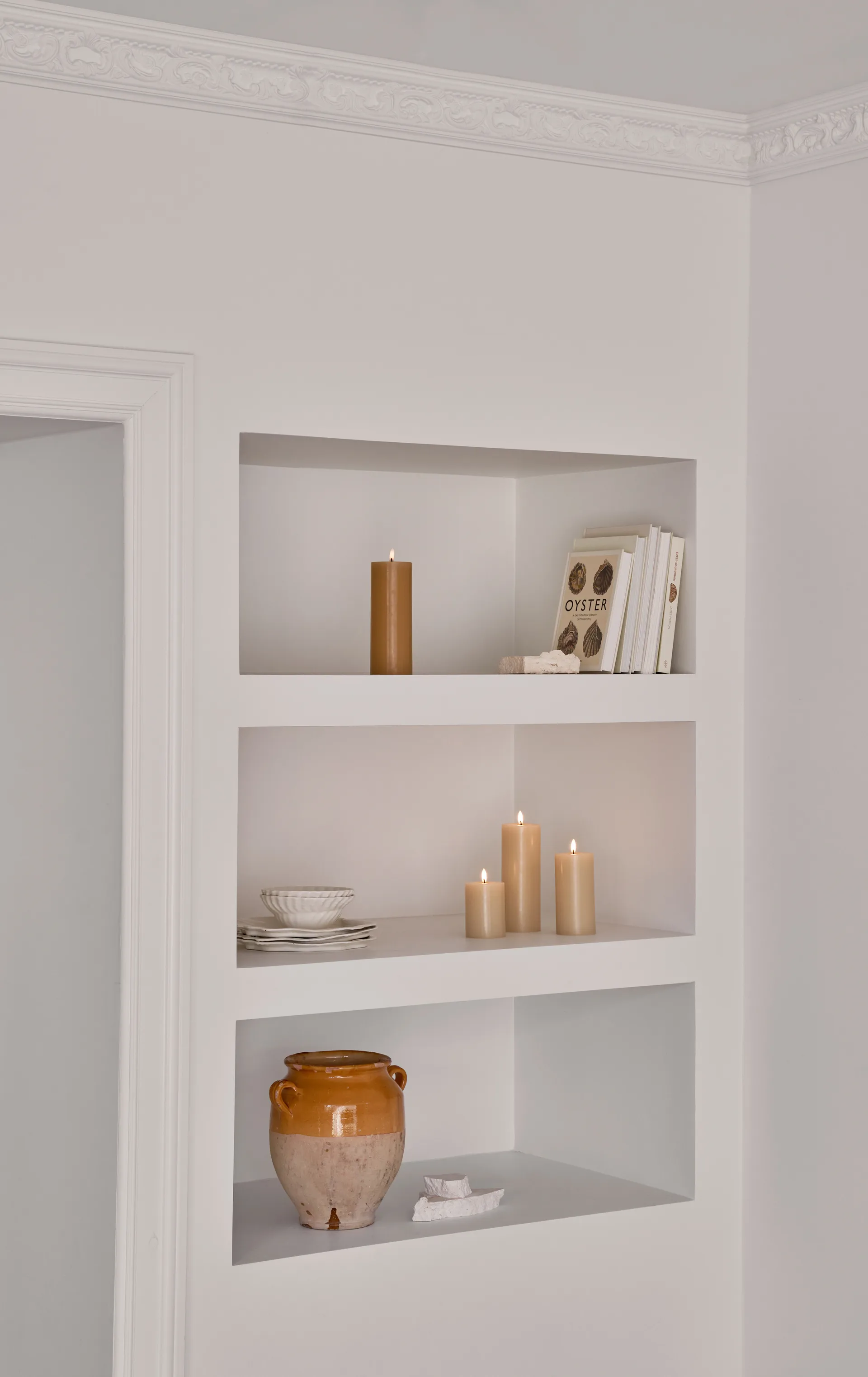 ester & erik bloklys LED, 14 Pale ginger, 10 cm ester & erik