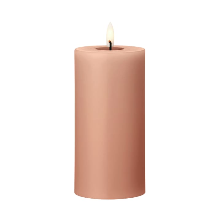 ester & erik bloklys LED - 20 Rosy caramel, 15 cm - Ester & erik