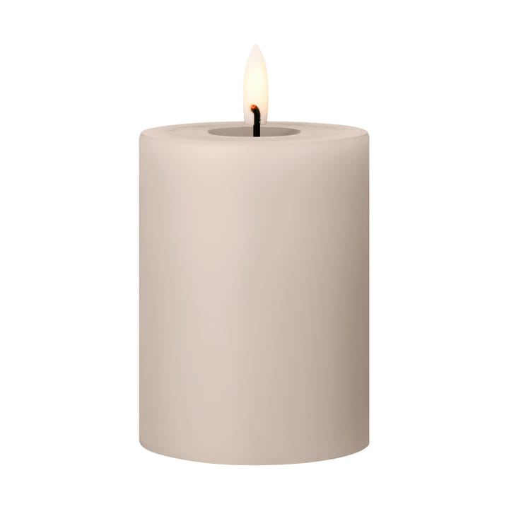 ester & erik bloklys LED - 22 Linen Grey, 10 cm - Ester & erik