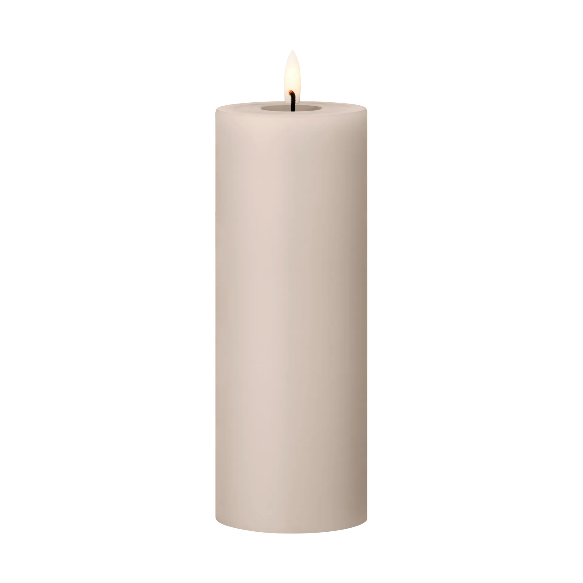 ester & erik bloklys LED, 22 Linen Grey, 20 cm ester & erik