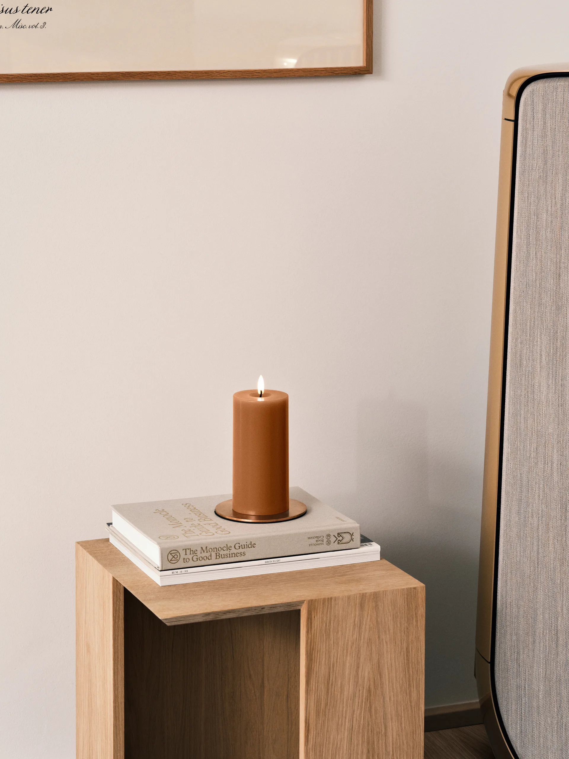 ester & erik bloklys LED, 23 Raw Toffee, 15 cm ester & erik