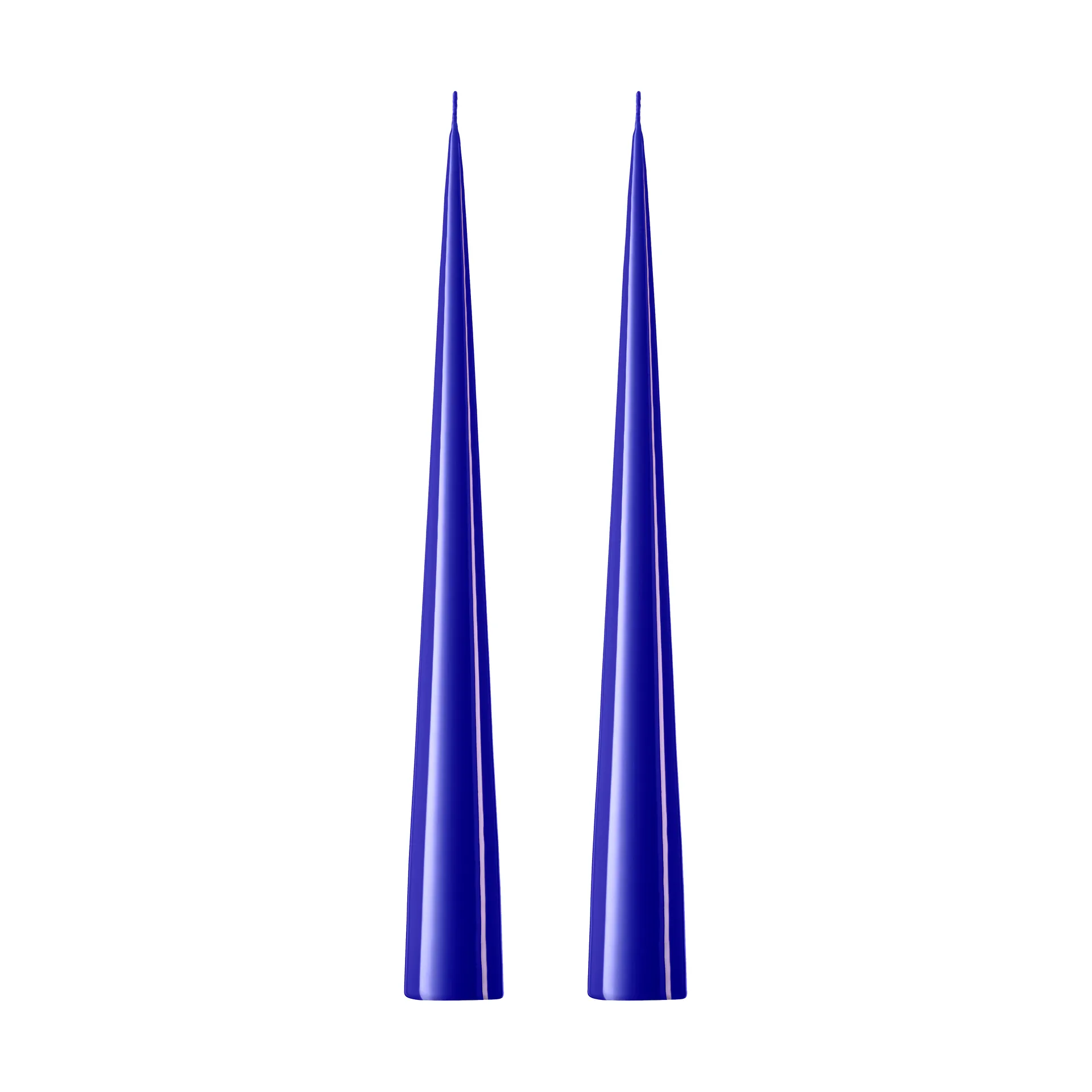 ester & erik kegleformet lys 37 cm 2-pak lakeret, Cornflower 48 ester & erik