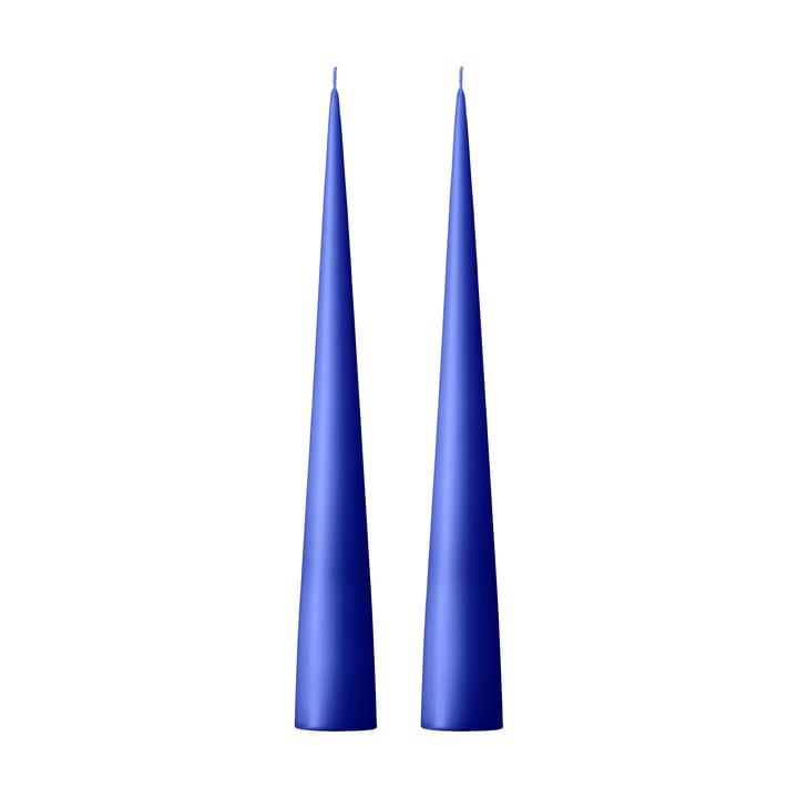 ester & erik kegleformet lys 37 cm 2-pak mat - Cornflower 48 - Ester & erik