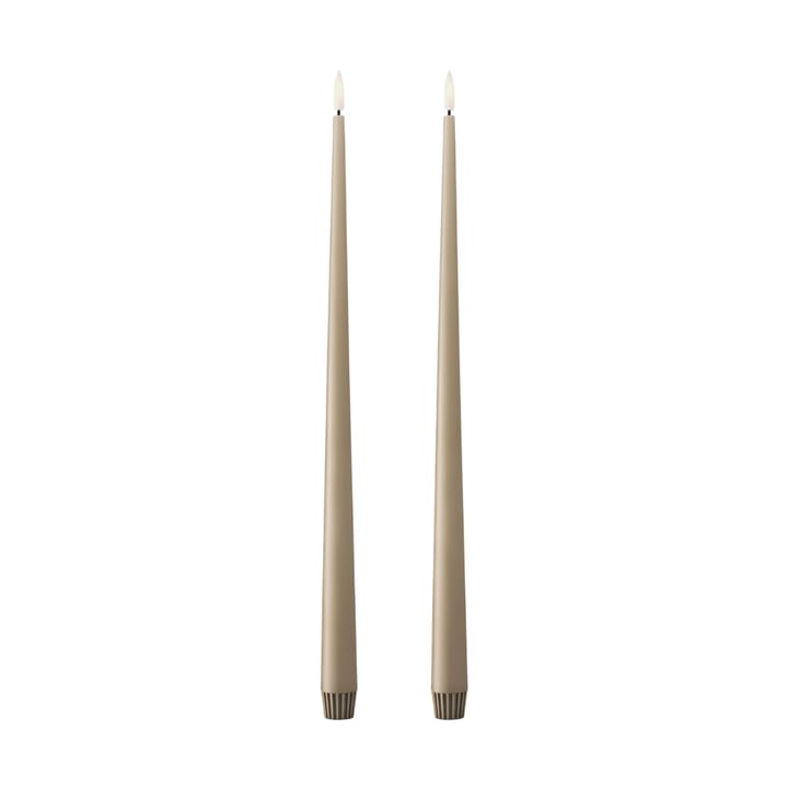 ester & erik kronelys LED 40 cm 2-pak - 18 Nougat Note - Ester & erik