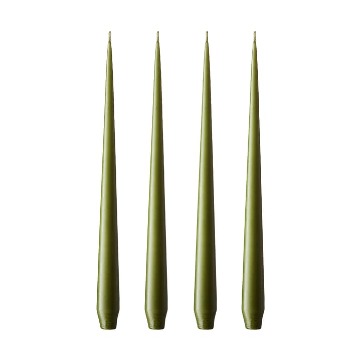ester & erik lys 4-pak mat - olive glow, 32 cm - Ester & erik