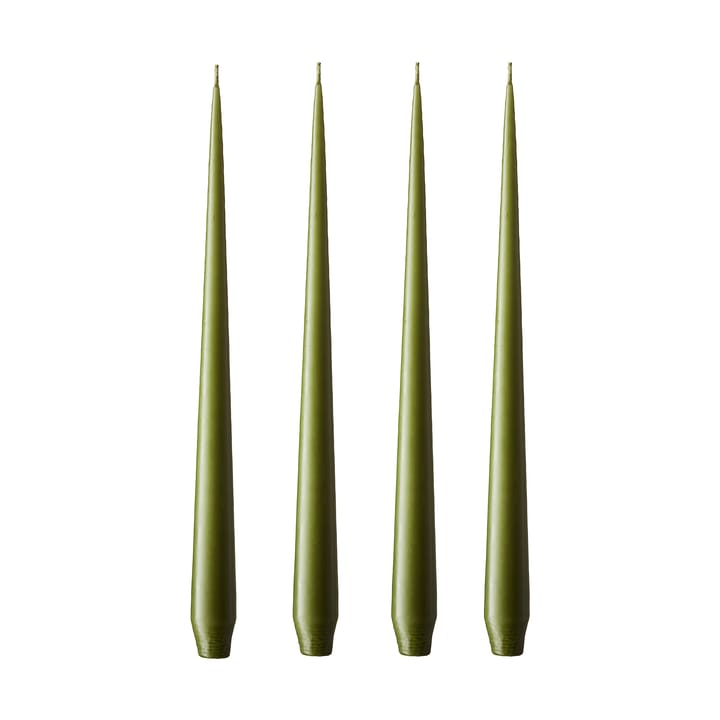 ester & erik lys 4-pak mat - olive glow, 42 cm - Ester & erik