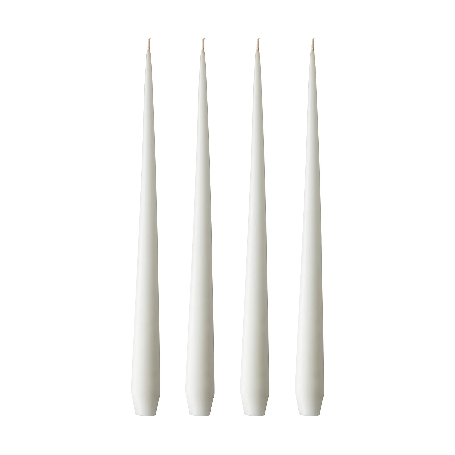 ester & erik lys 4-pak mat, pure white, 42 cm ester & erik