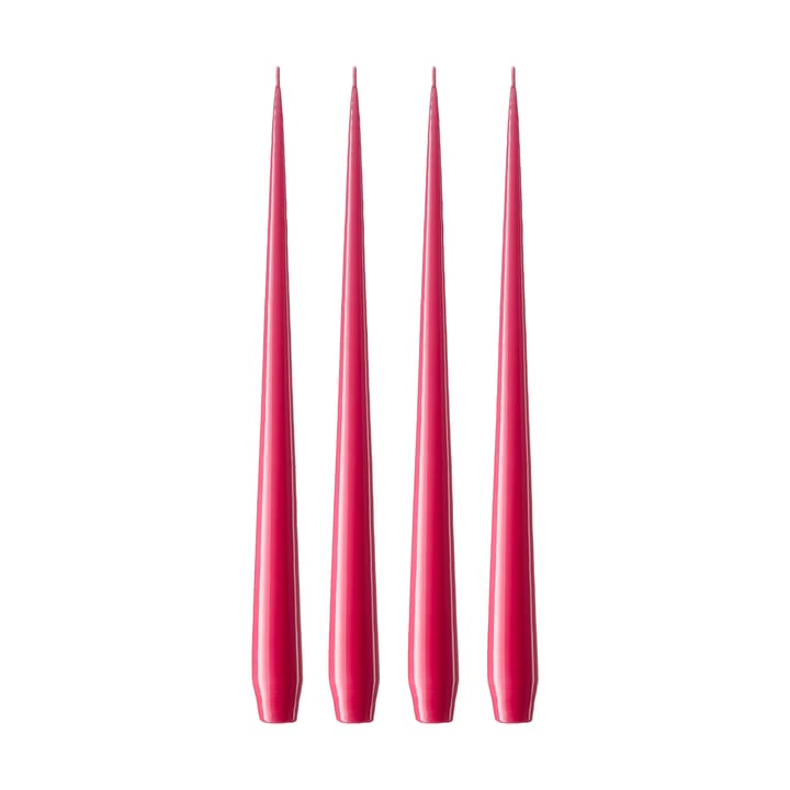 ester & erik lys Lakeret 4-pak - Deep pink 41/2, 32 cm - Ester & erik