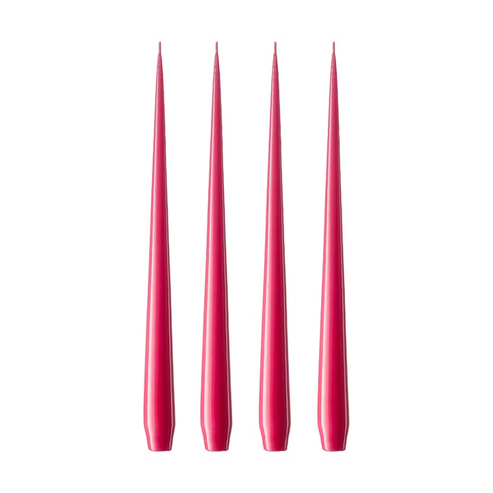 ester & erik lys Lakeret 4-pak - Deep pink 41/2, 42 cm - Ester & erik