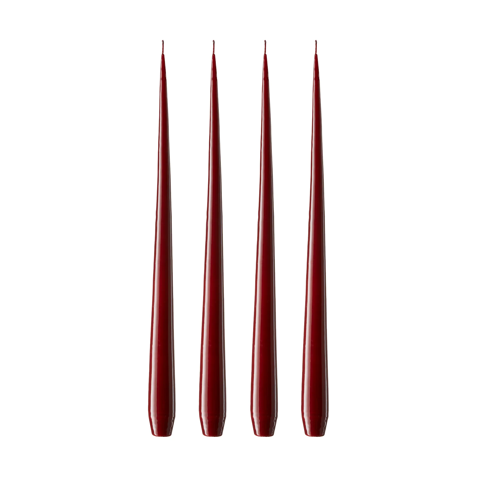 ester & erik lys Lakeret 4-pak, Deep wine 44/2, 42 cm ester & erik