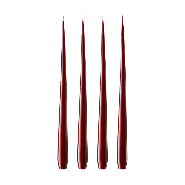ester & erik lys Lakeret 4-pak - Deep wine 44/2, 42 cm - Ester & erik