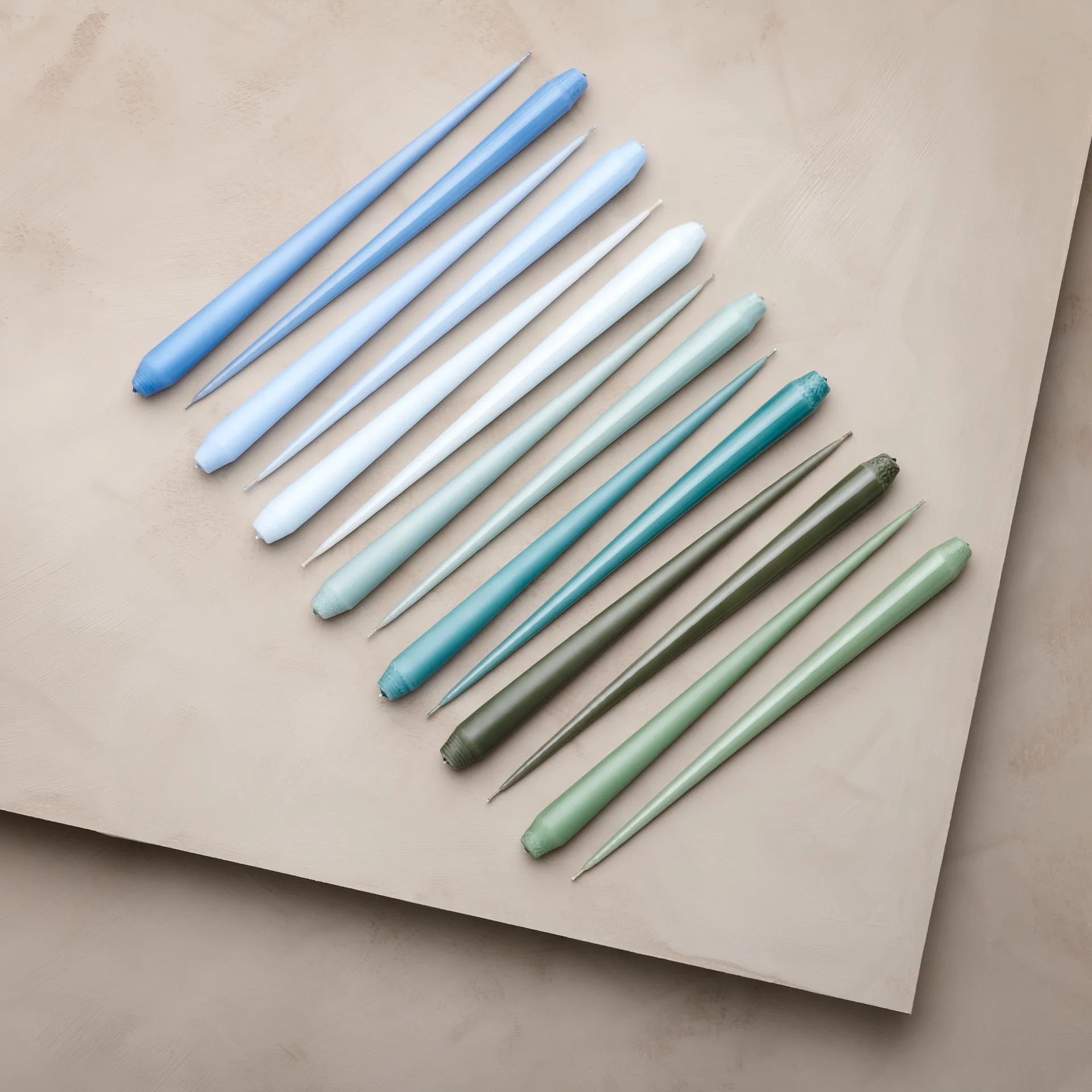 ester & erik lys Lakeret 4-pak, eucalyptus, 32 cm ester & erik