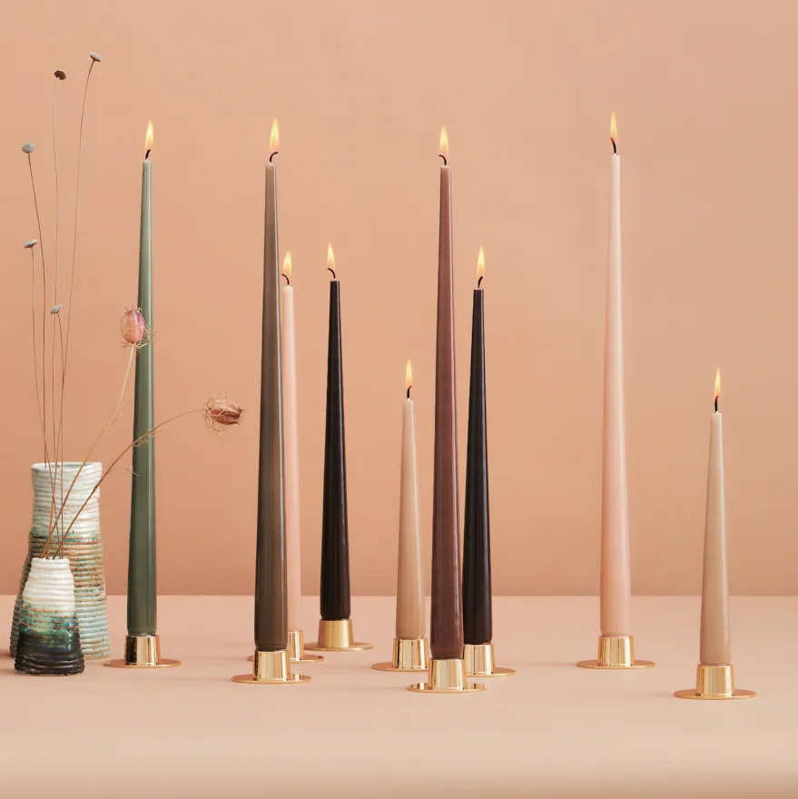 ester & erik lys Lakeret 4-pak, green soil, 42 cm ester & erik