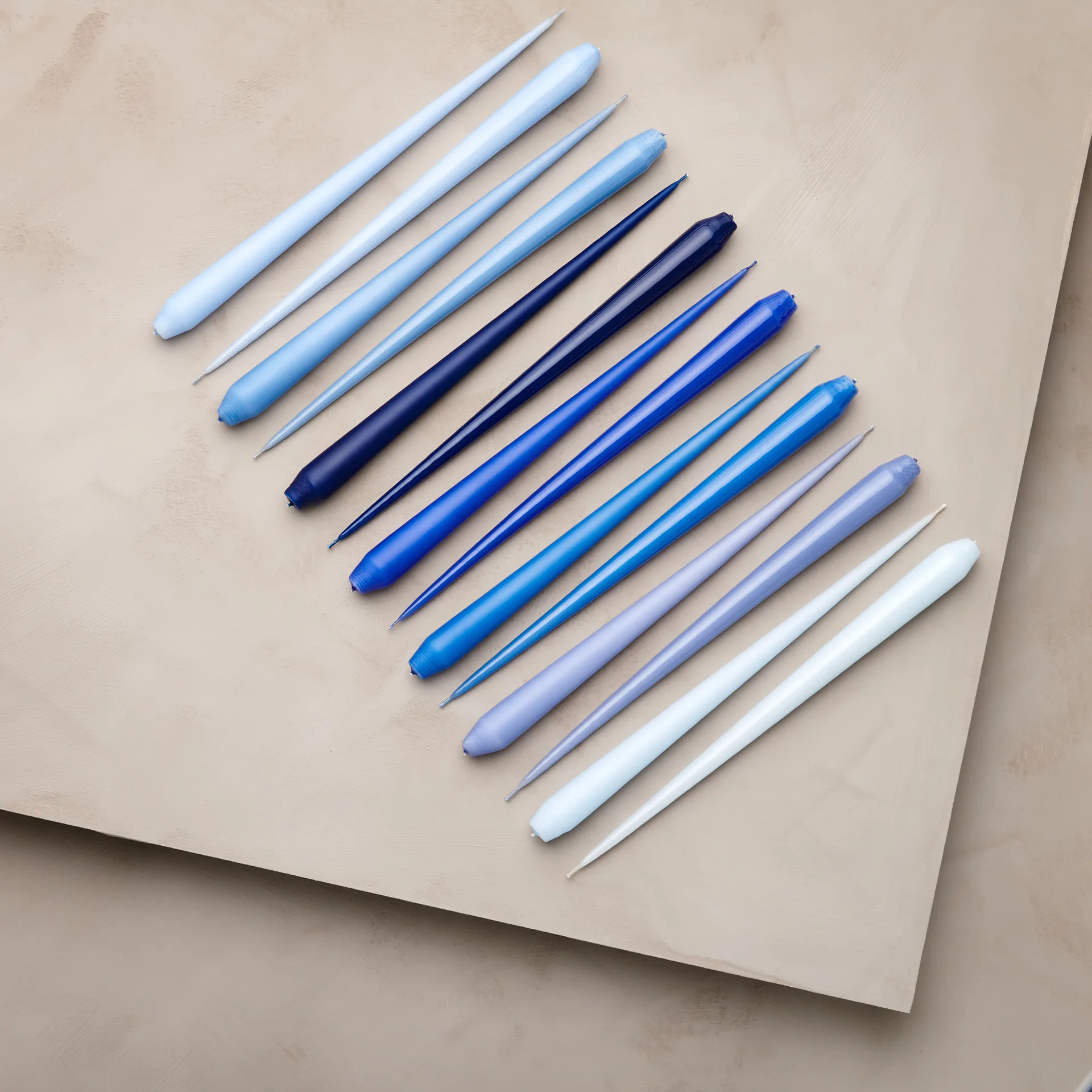 ester & erik lys Lakeret 4-pak, icy lavender, 32 cm ester & erik