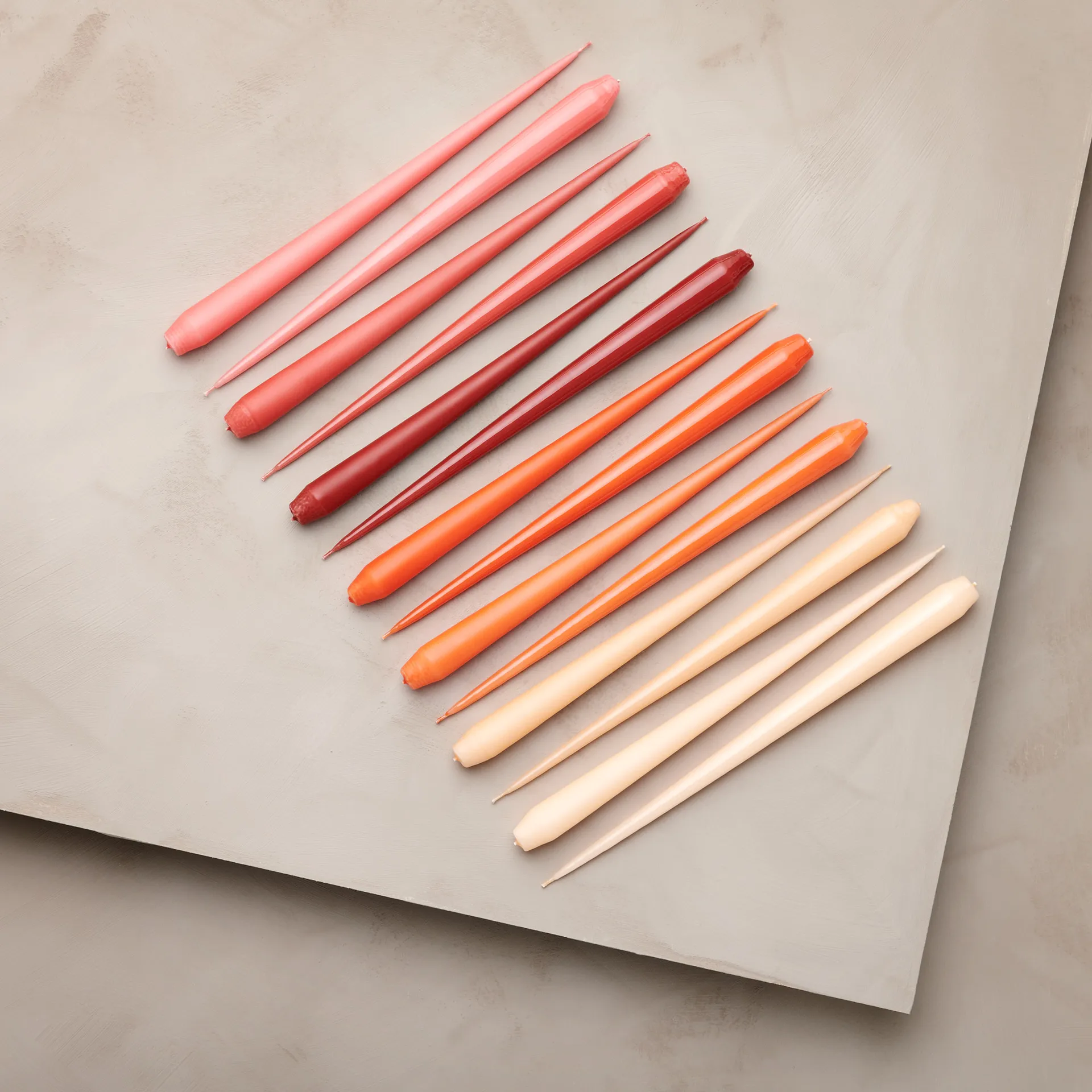 ester & erik lys Lakeret 4-pak, Melon sorbet 19-0, 32 cm ester & erik