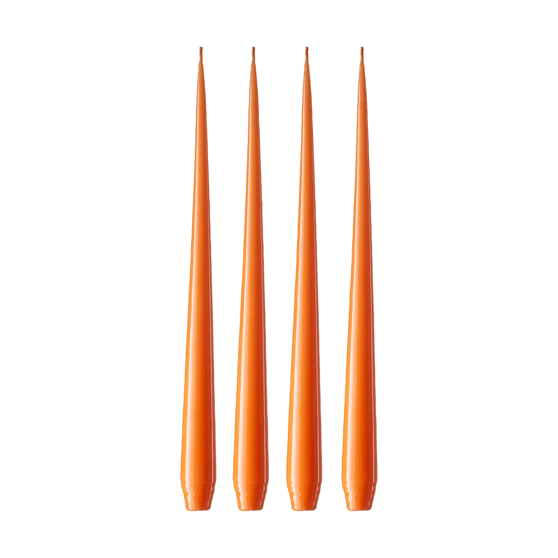 ester & erik lys Lakeret 4-pak, Mild orange 16, 32 cm ester & erik