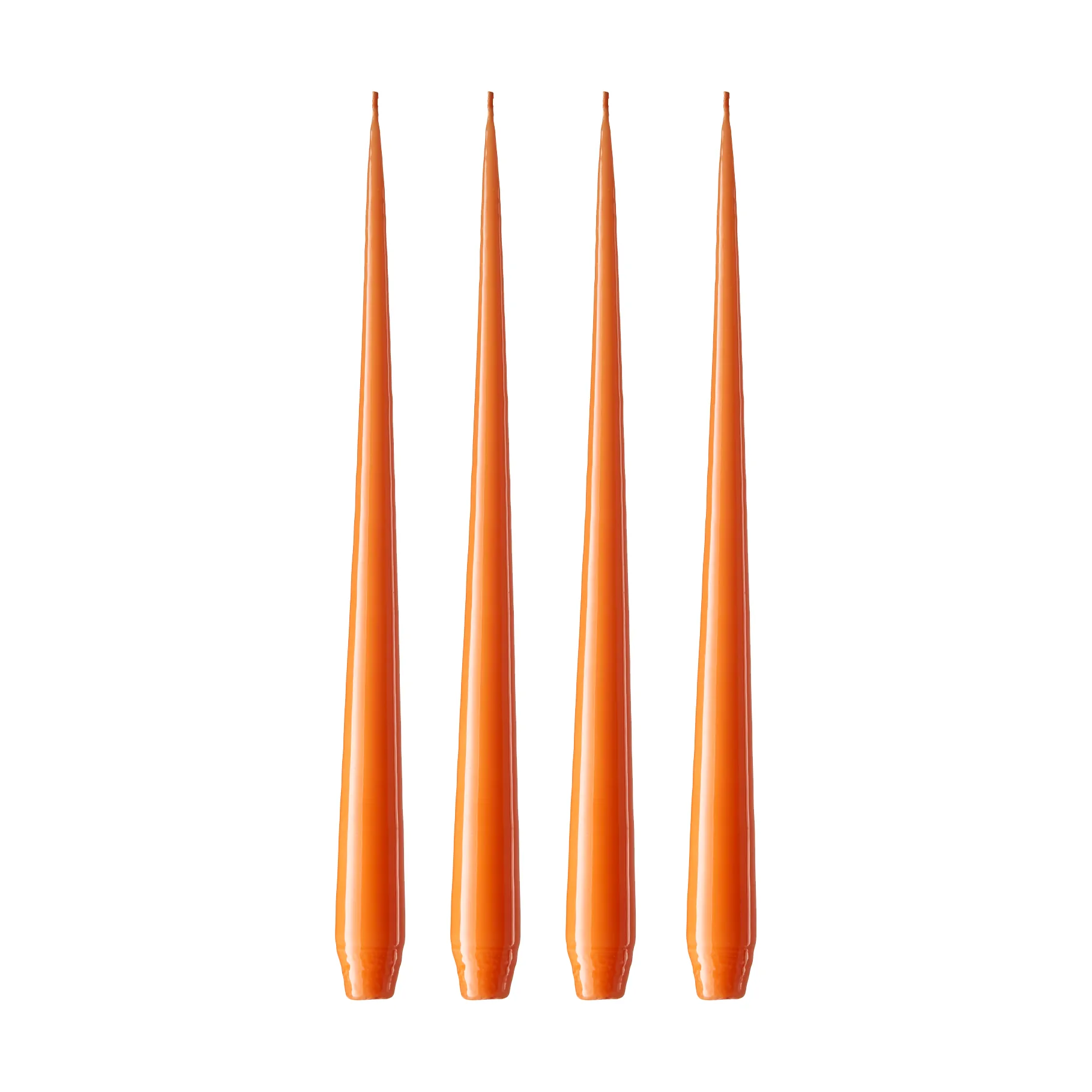ester & erik lys Lakeret 4-pak, Mild orange 16, 42 cm ester & erik