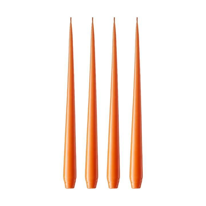 ester & erik lys Lakeret 4-pak - Mild orange 16, 42 cm - Ester & erik
