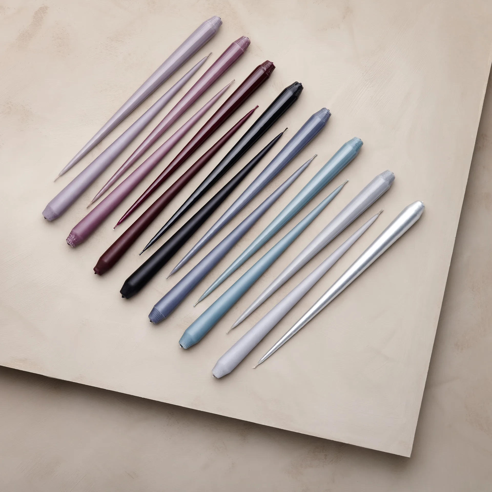 ester & erik lys Lakeret 4-pak, muted mauve, 32 cm ester & erik