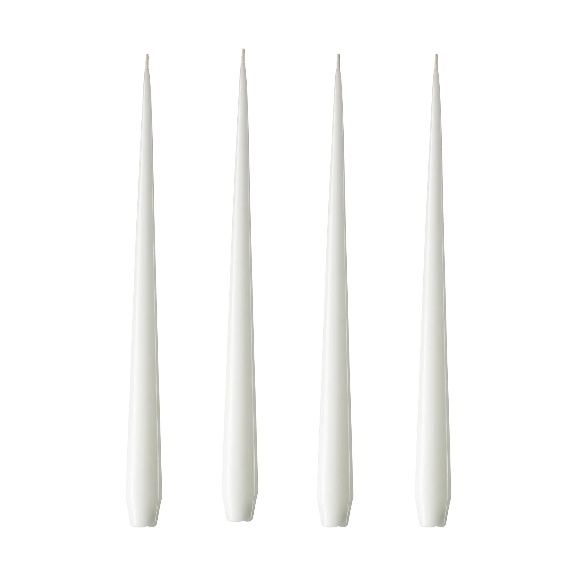 ester & erik lys Lakeret 4-pak, pure white, 32 cm ester & erik