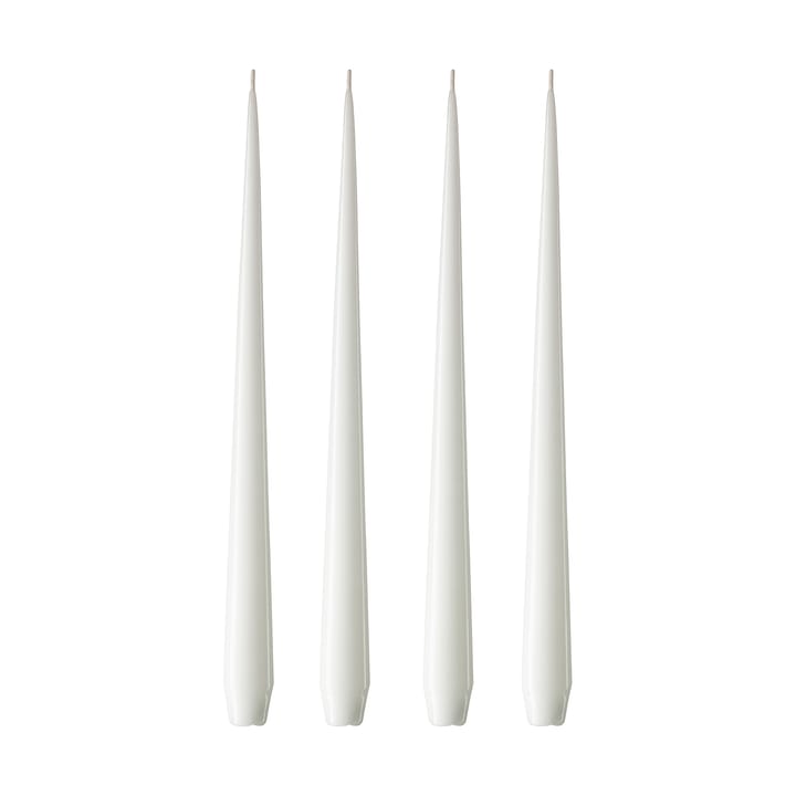 ester & erik lys Lakeret 4-pak - pure white, 42 cm - Ester & erik
