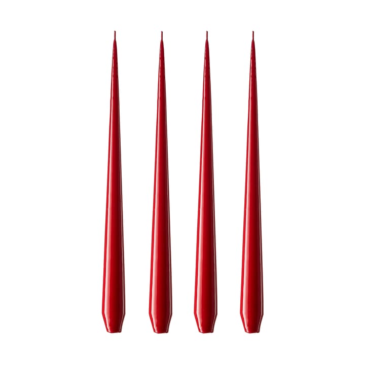 ester & erik lys Lakeret 4-pak - winter berry, 42 cm - Ester & erik