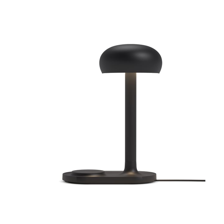 Emendo bordlampe med Qi-oplader, Black Eva Solo