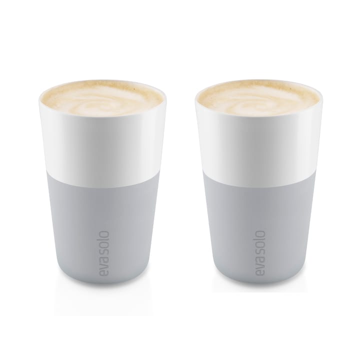 Eva Solo Cafe Latte krus 2-pak - Marble grey - Eva Solo