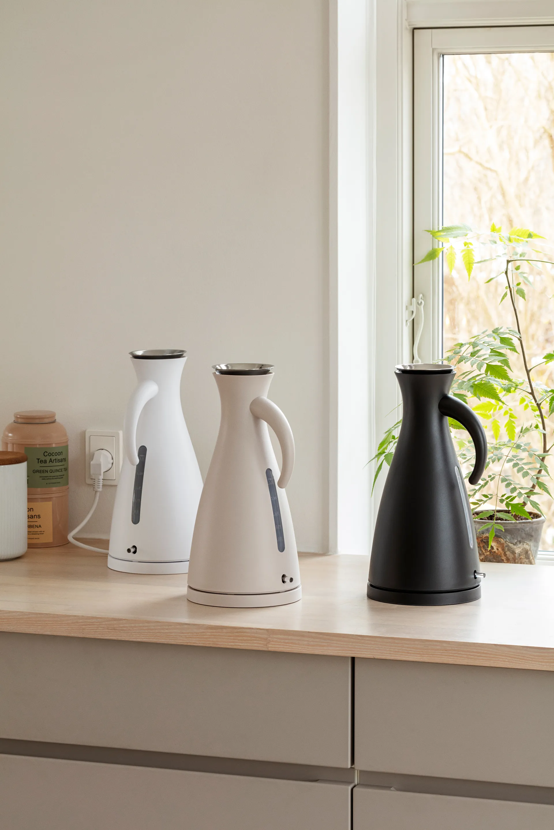 Eva Solo elektrisk kedel 1,5 liter, Matt Sand Eva Solo