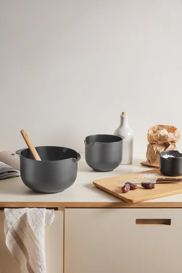Eva Trio blandeskål - Grey, 3 dele - Eva Solo