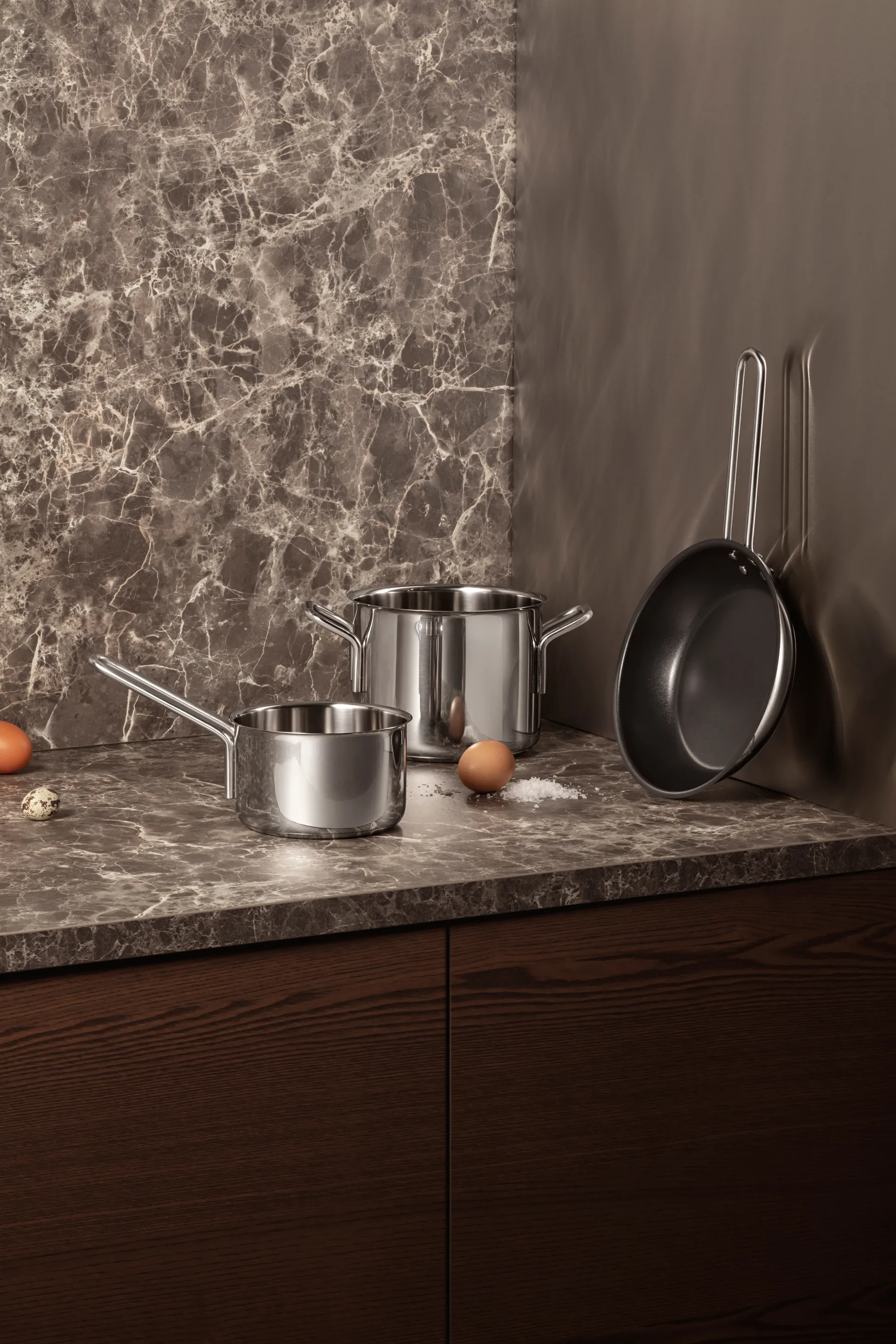 Eva Trio Stainless Steel kasserolle, 1,1 L Eva Solo