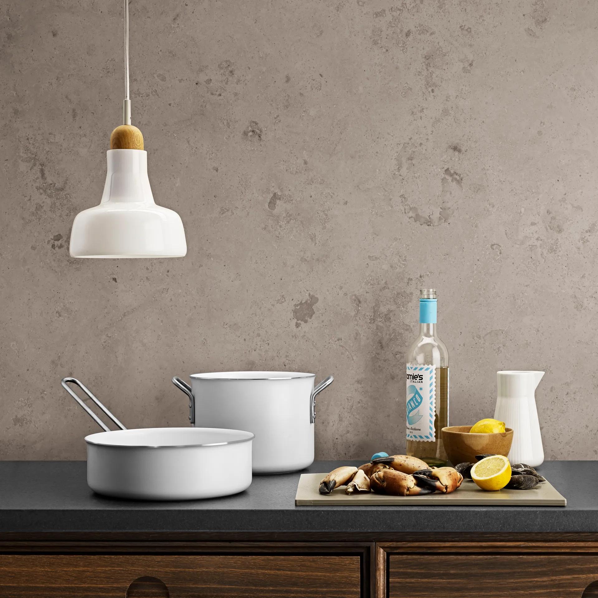 Eva Trio White Line gryde, 4,8 l Eva Solo