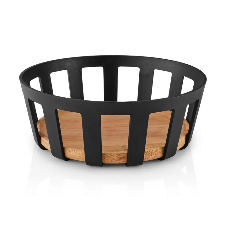Nordic Kitchen brødkurv - Black, large, Ø24,5 cm - Eva Solo