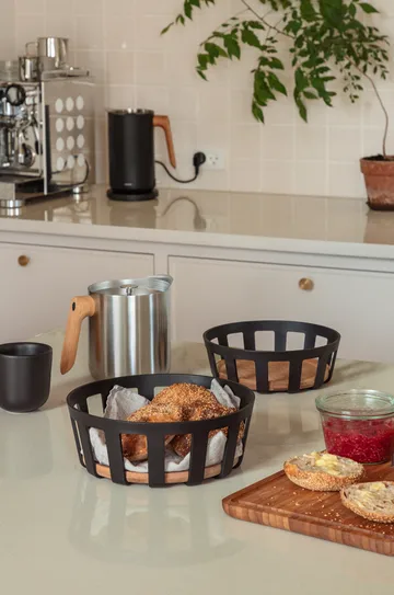 Nordic Kitchen brødkurv - Black, large, Ø24,5 cm - Eva Solo
