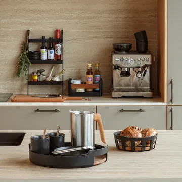 Nordic Kitchen brødkurv - Black, large, Ø24,5 cm - Eva Solo