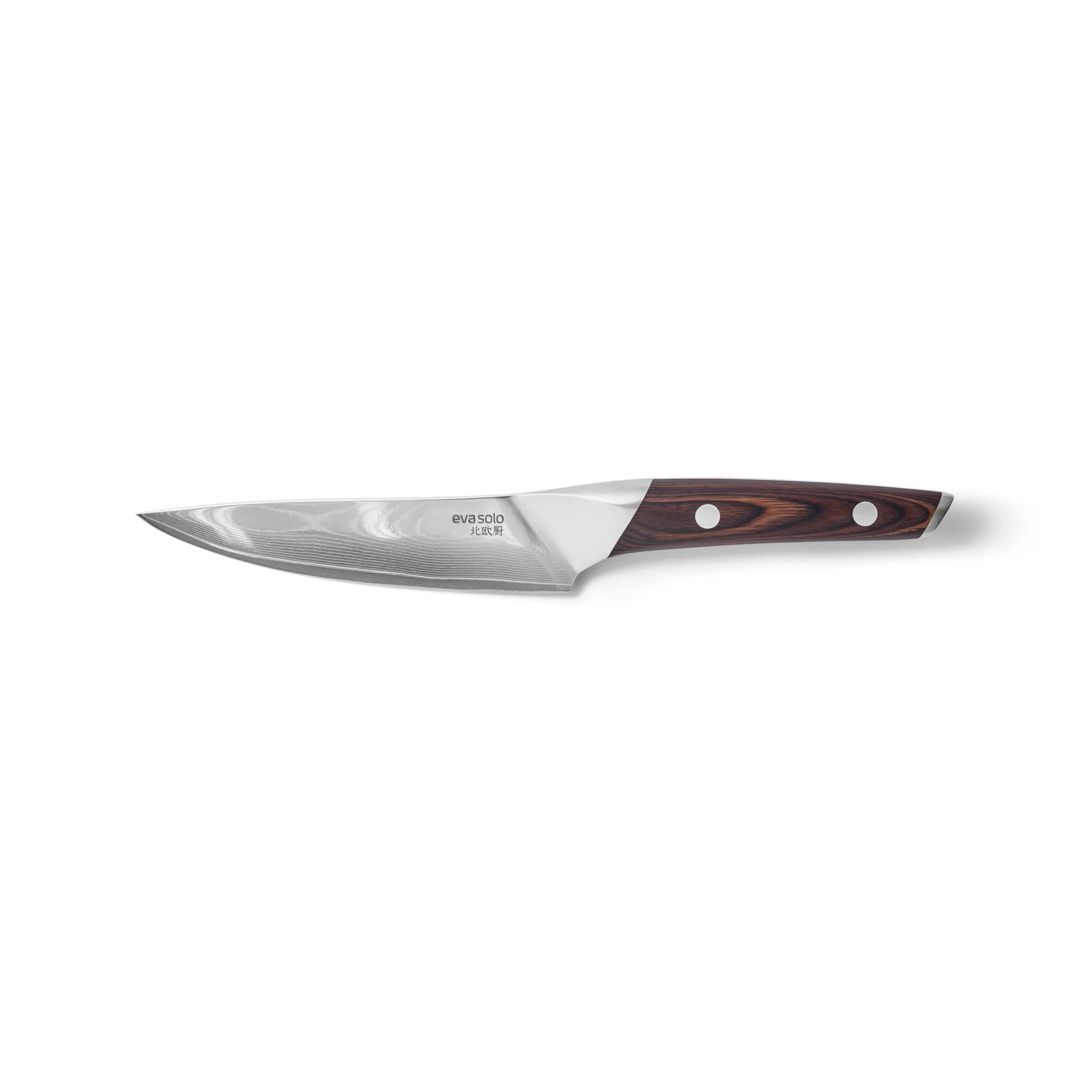 Nordic Kitchen grøntsagskniv 13 cm, Damaskusstål Eva Solo