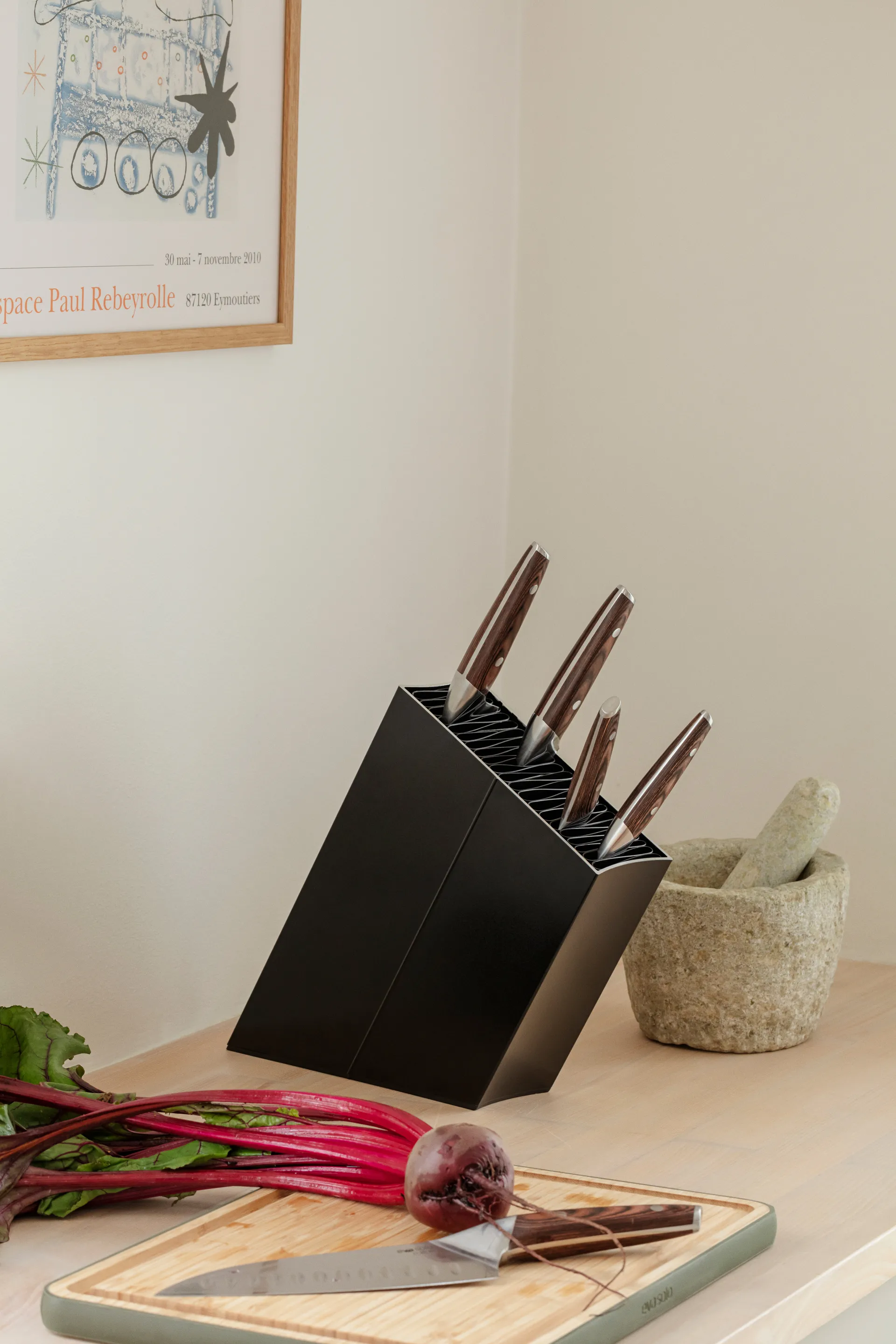 Nordic Kitchen grøntsagskniv 13 cm, Damaskusstål Eva Solo