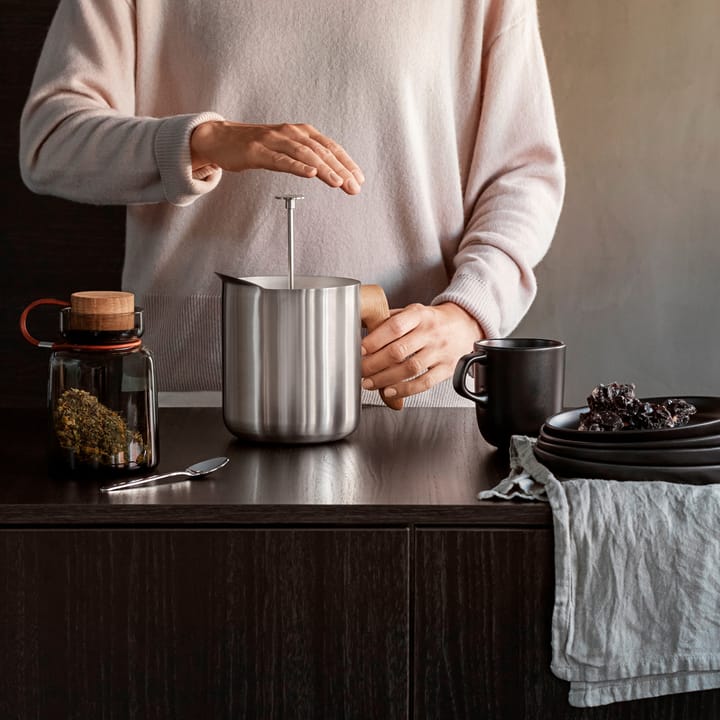 Nordic Kitchen stempelkande til te, Rustfrit stål Eva Solo
