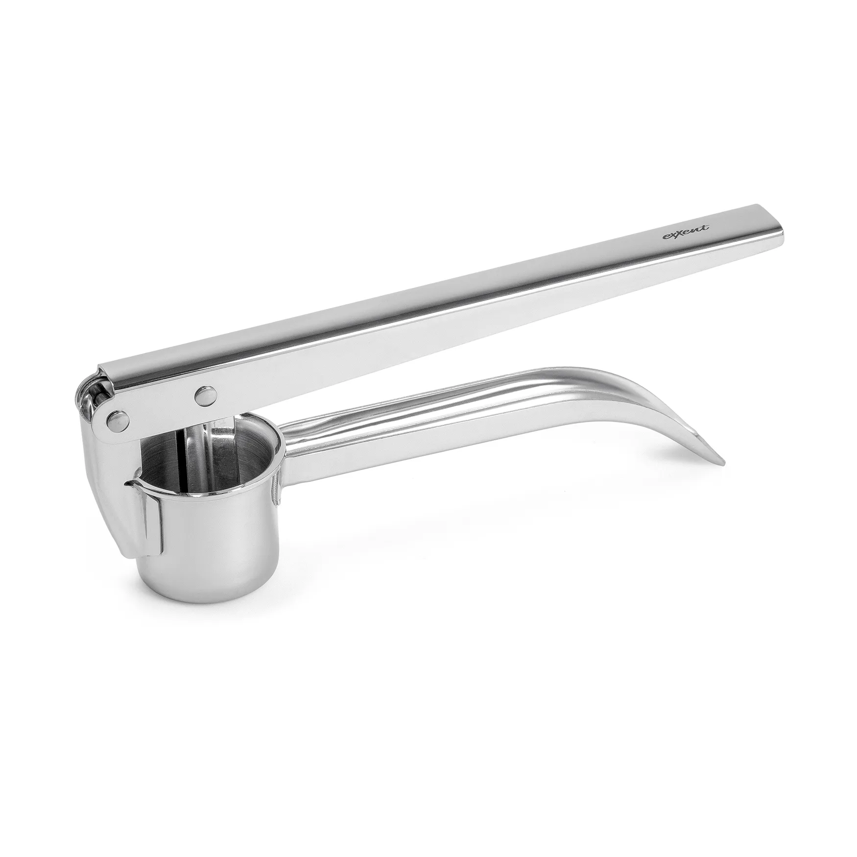Hvidløgspresser 20 cm, Stål Exxent