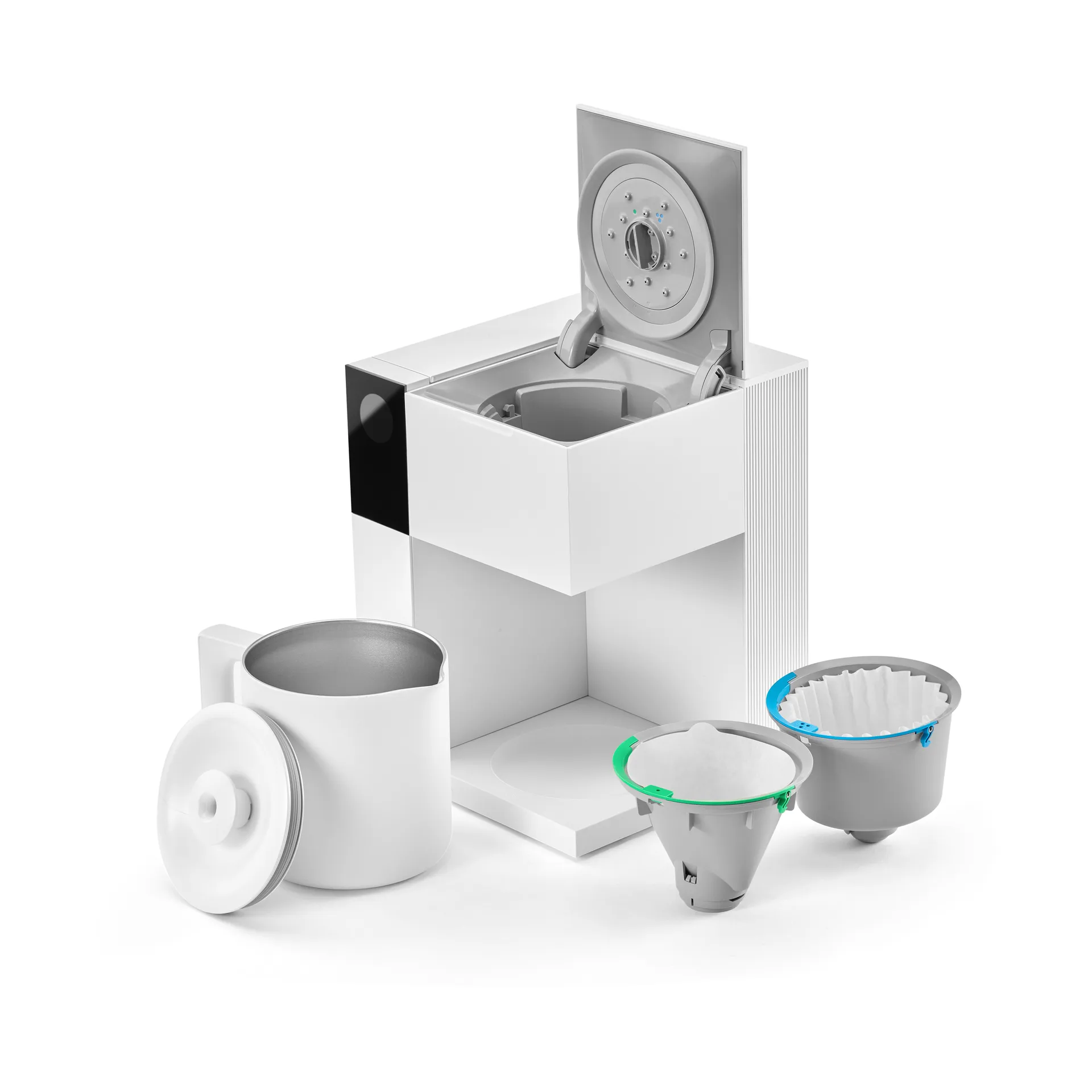 Aiden Precision kaffemaskine, Matte white Fellow