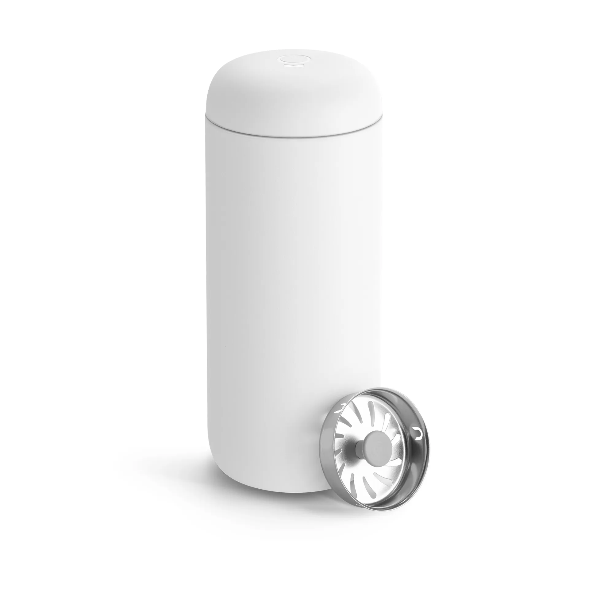 Carter termokrus med stænkskærm 47 cl, Matte white Fellow