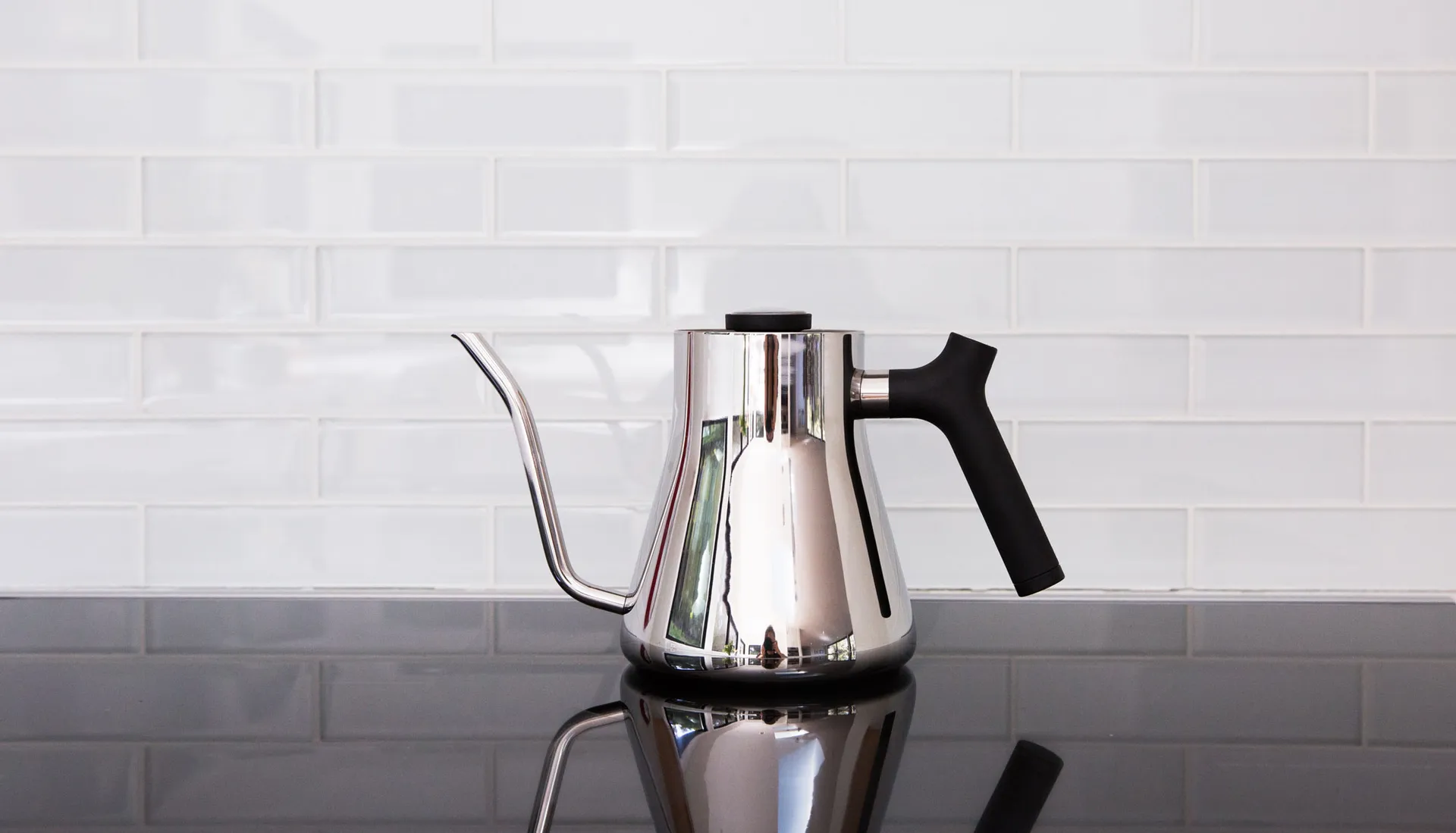Stagg pour-over vandkoger 100 cl, Polished steel Fellow