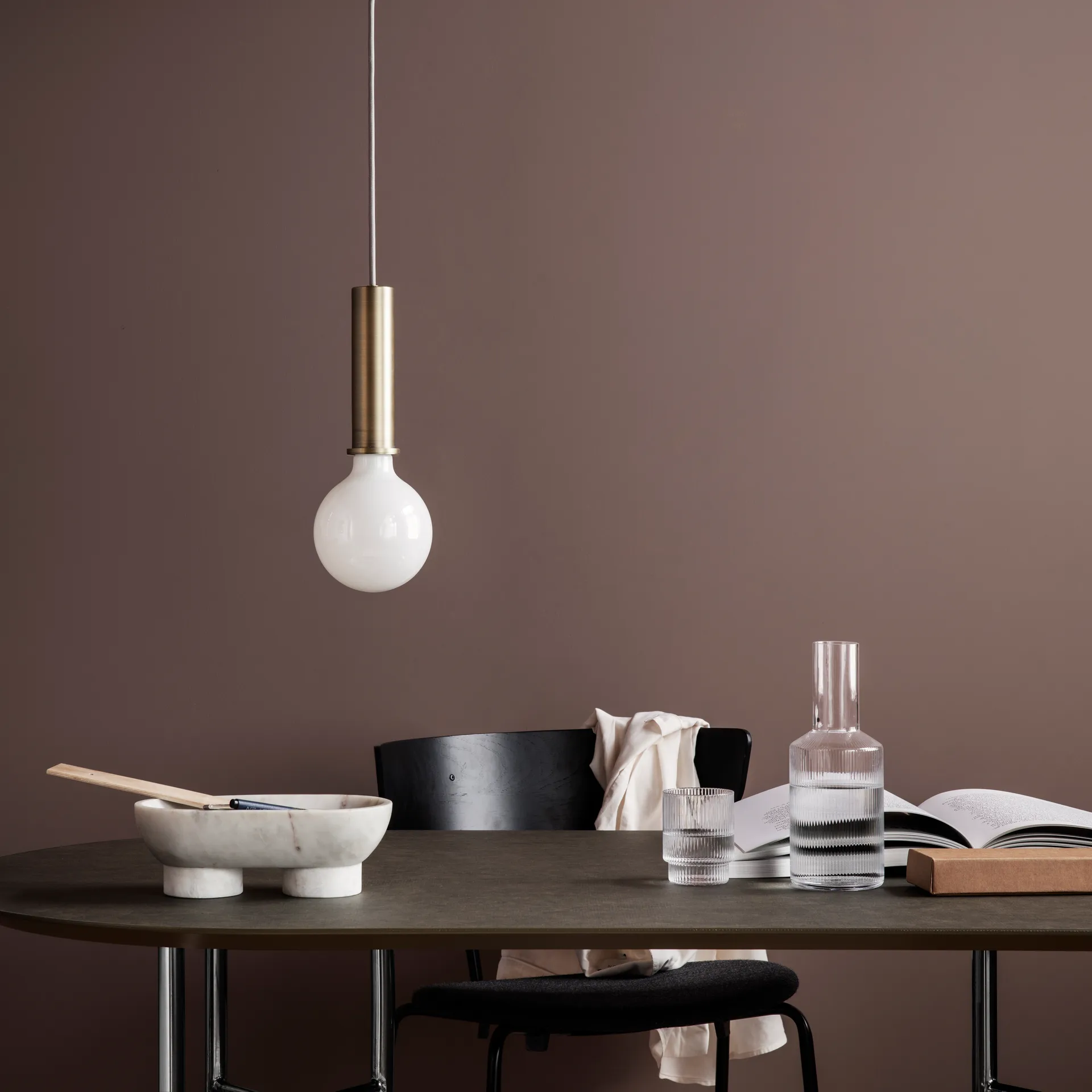 Alza skål, hvid Ferm Living
