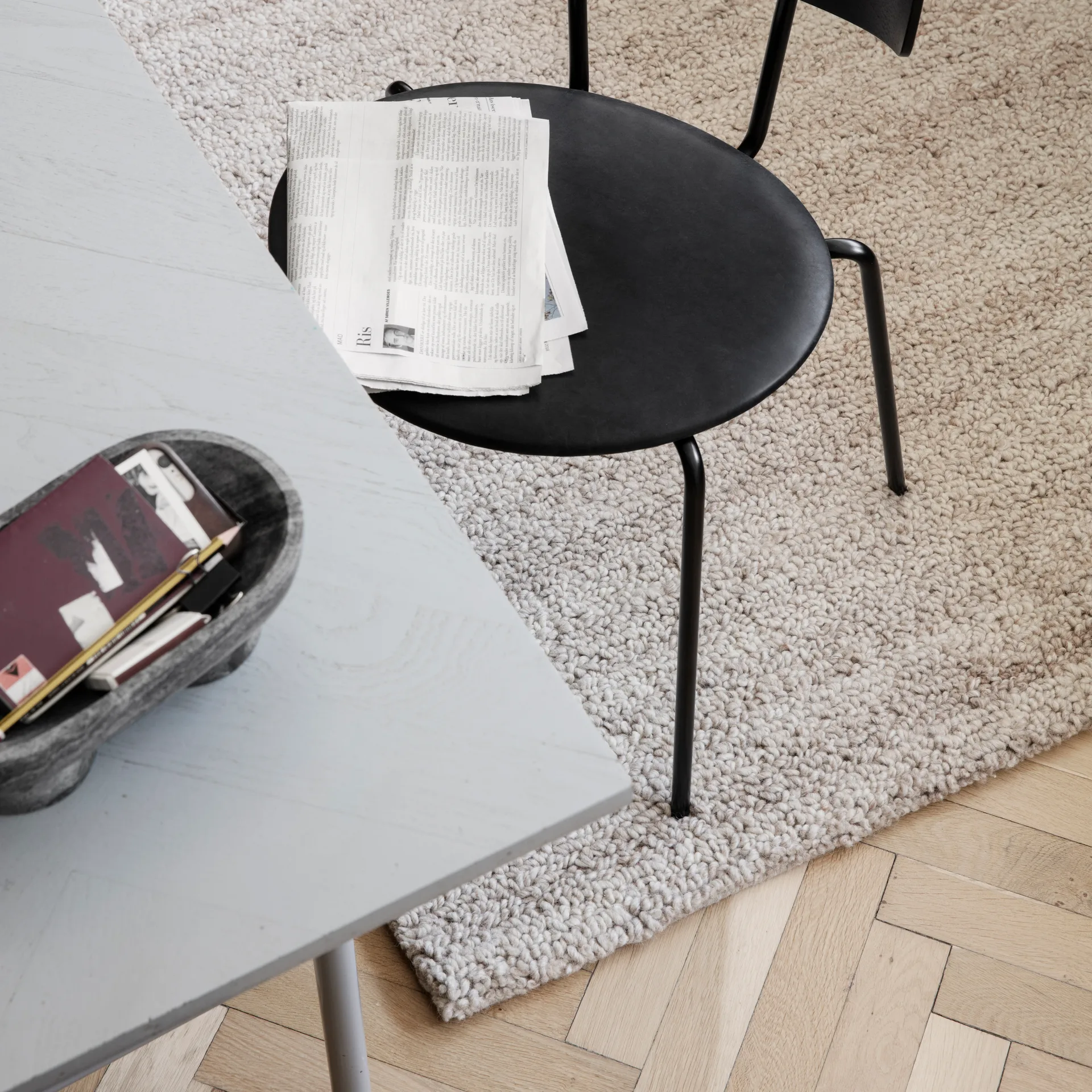 Alza skål, sort Ferm Living