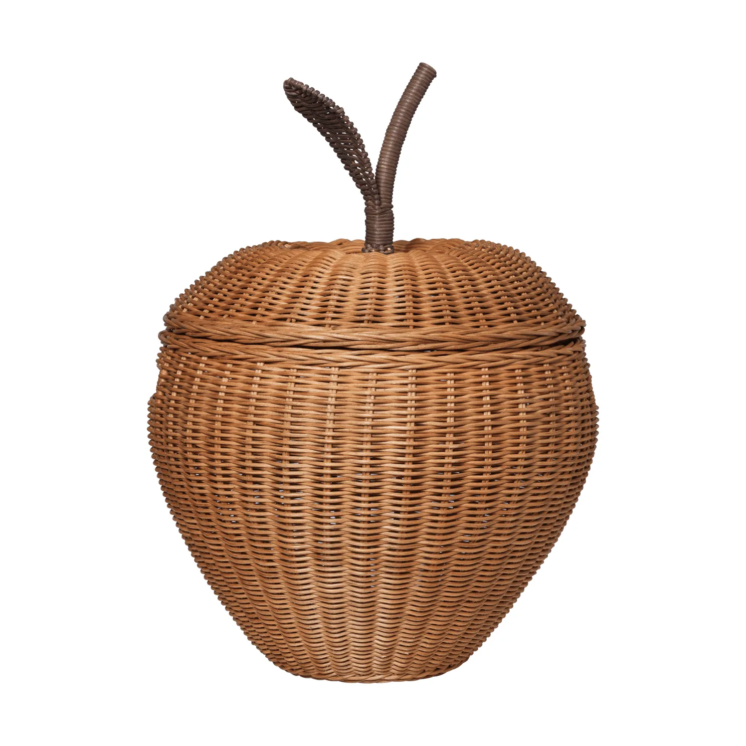 Apple opbevaringskurv, Brass finish Ferm Living